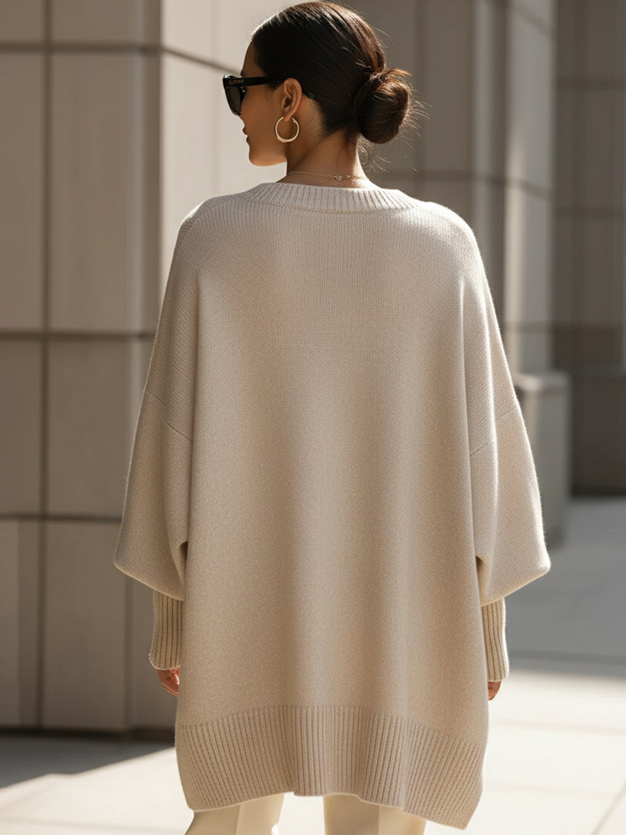 Jennifer™ | Oversized Draped Sweater