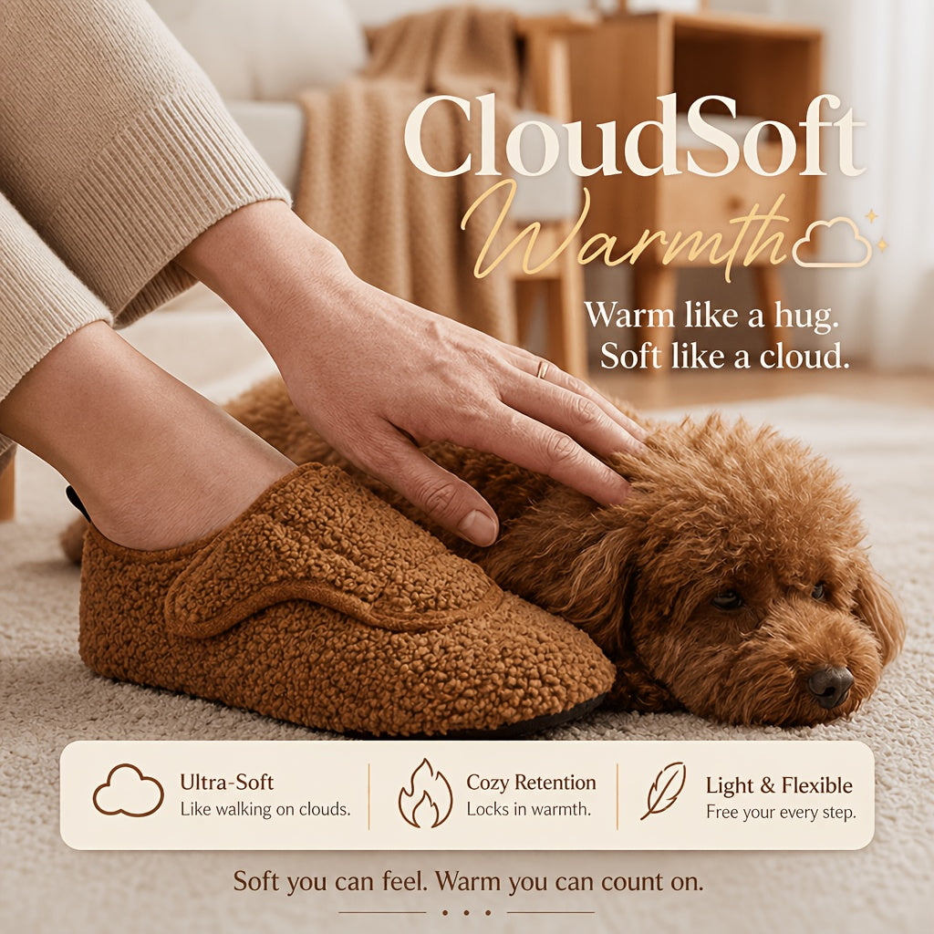 Bridget™ | Soft Wide-Fit House Slippers