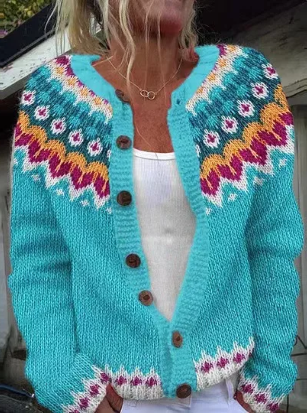 Pamela | Vintage Knit Cardigan
