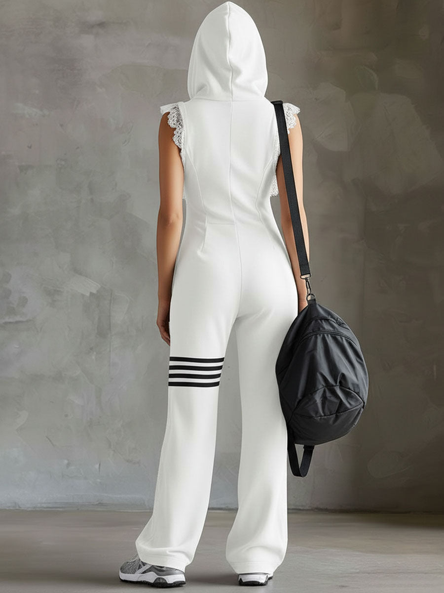 ELEANOR | RETRO ZIP-FRONT JUMPSUIT