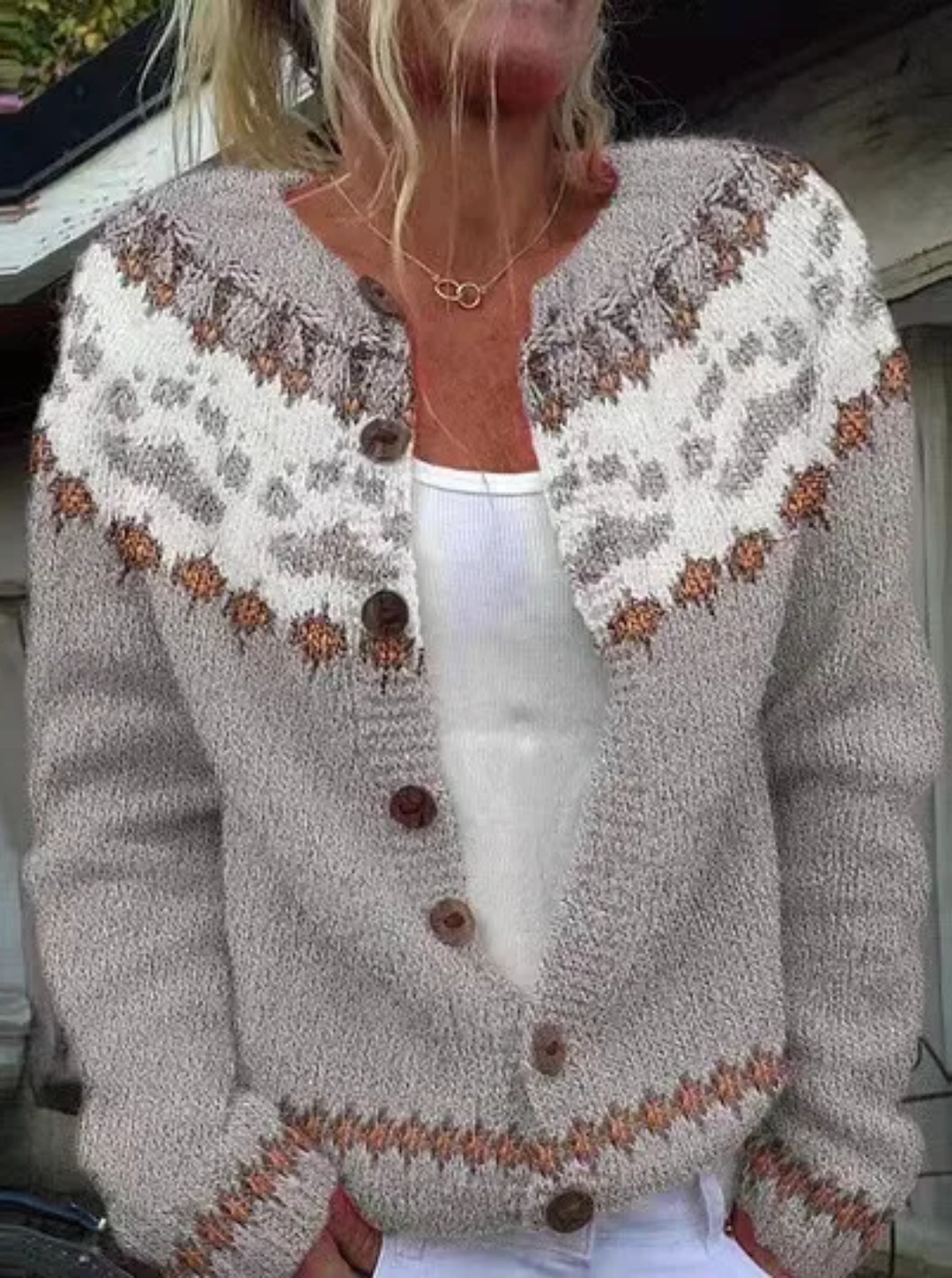 Lois | Vintage Knit Cardigan