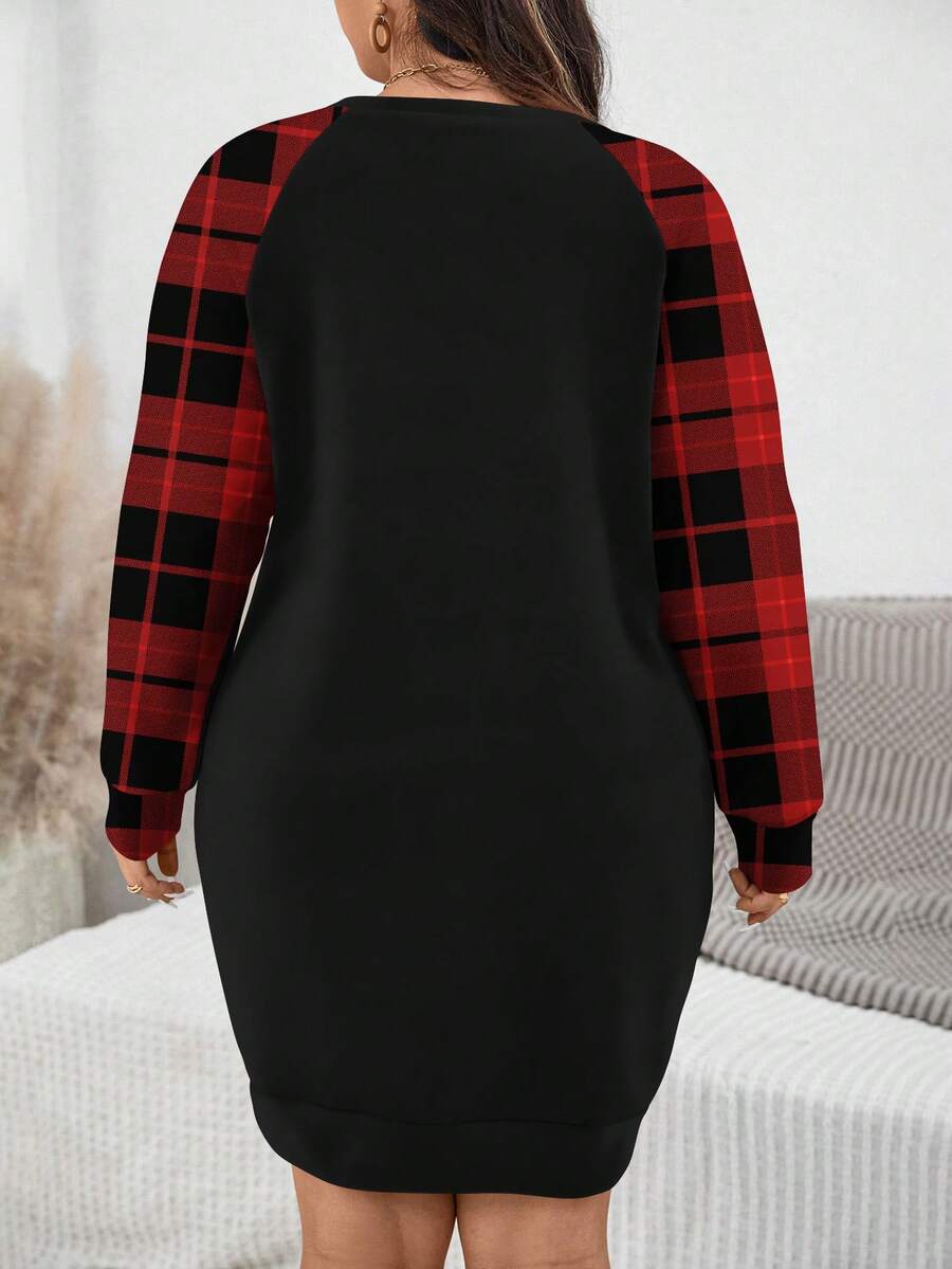 Marlowe™ | Relaxed Heart-Print Sweatshirt Dress