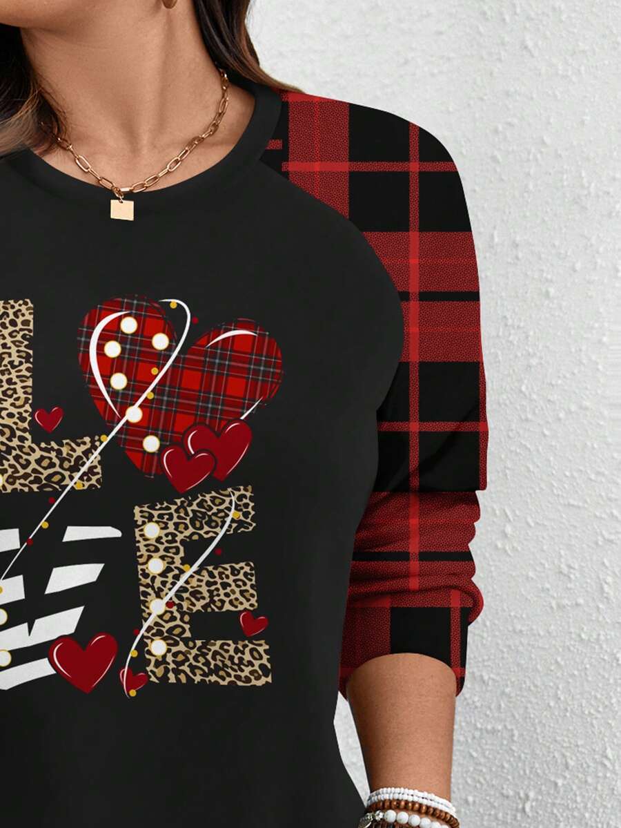 Marlowe™ | Relaxed Heart-Print Sweatshirt Dress