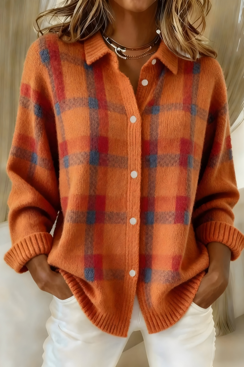 Bernadette™ | Checked Cardigan