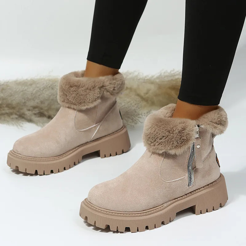 Noria™ | Plush-Lined Ankle Boots
