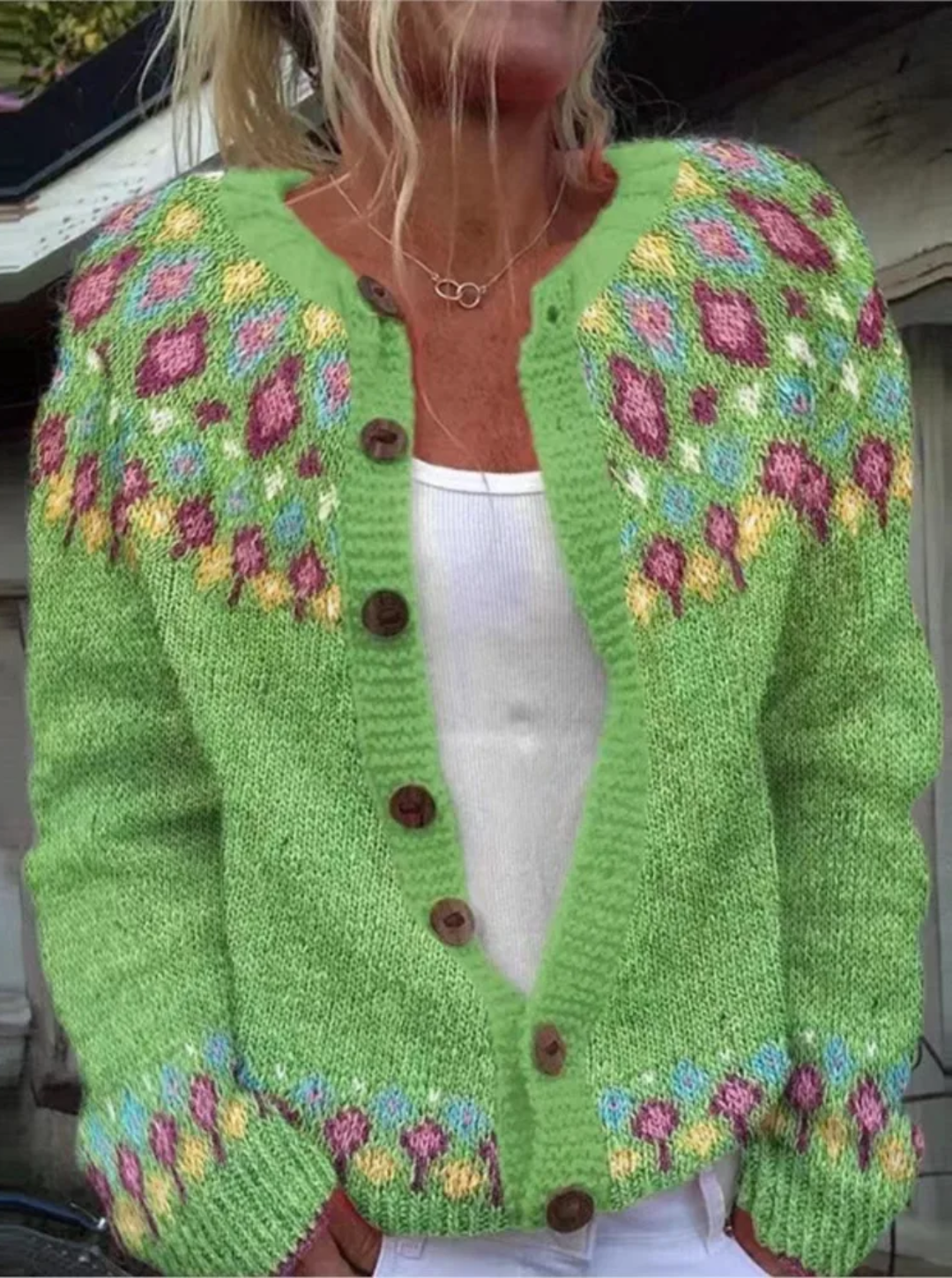 Mary | Vintage Knit Cardigan