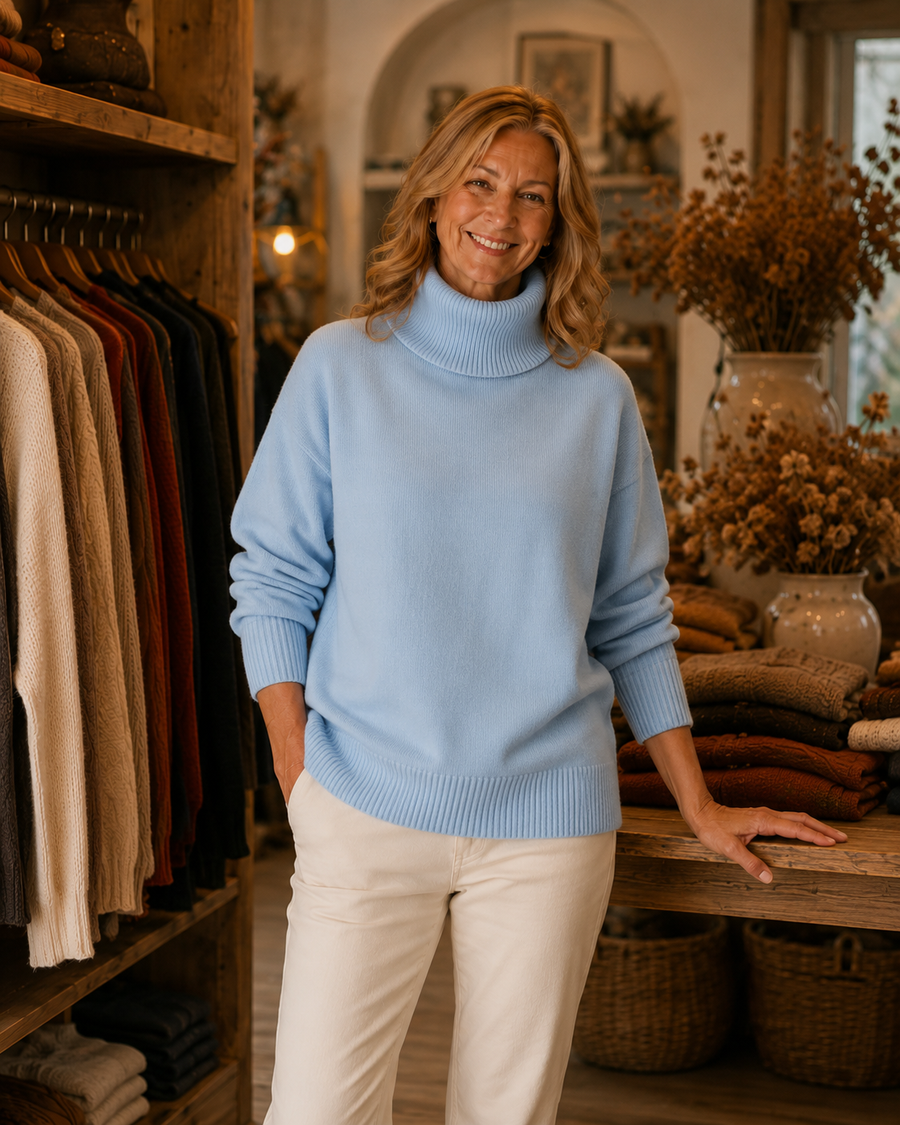 Oversized Turtleneck Sweater
