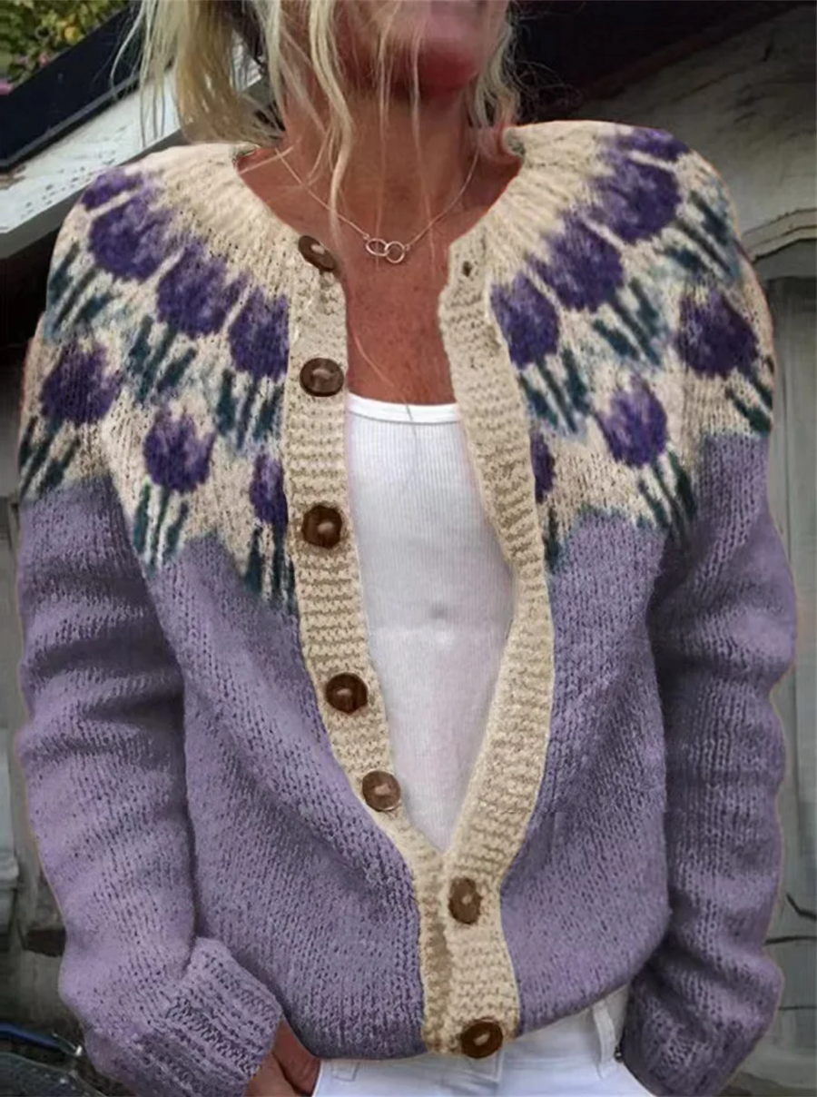 Cynthia | Vintage Knit Cardigan