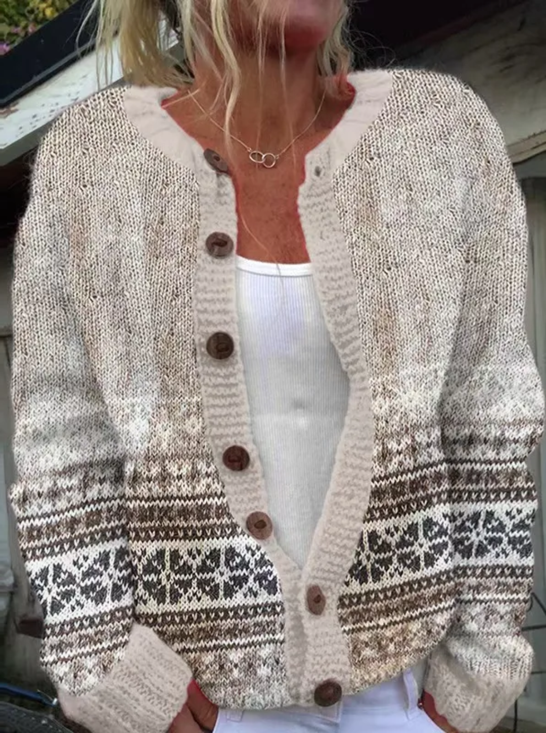 Diane | Vintage Knit Cardigan