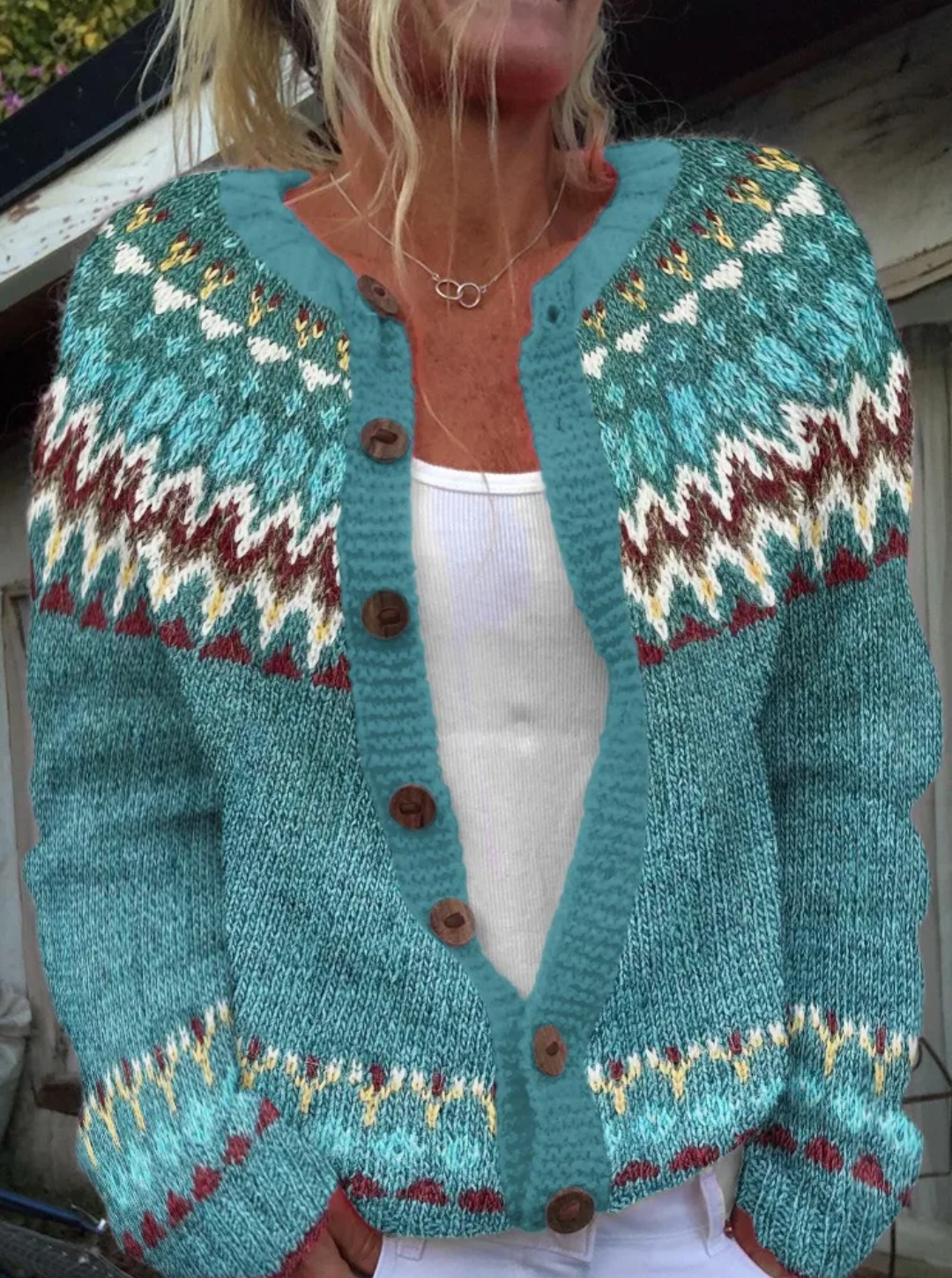 Susan | Vintage Knit Cardigan
