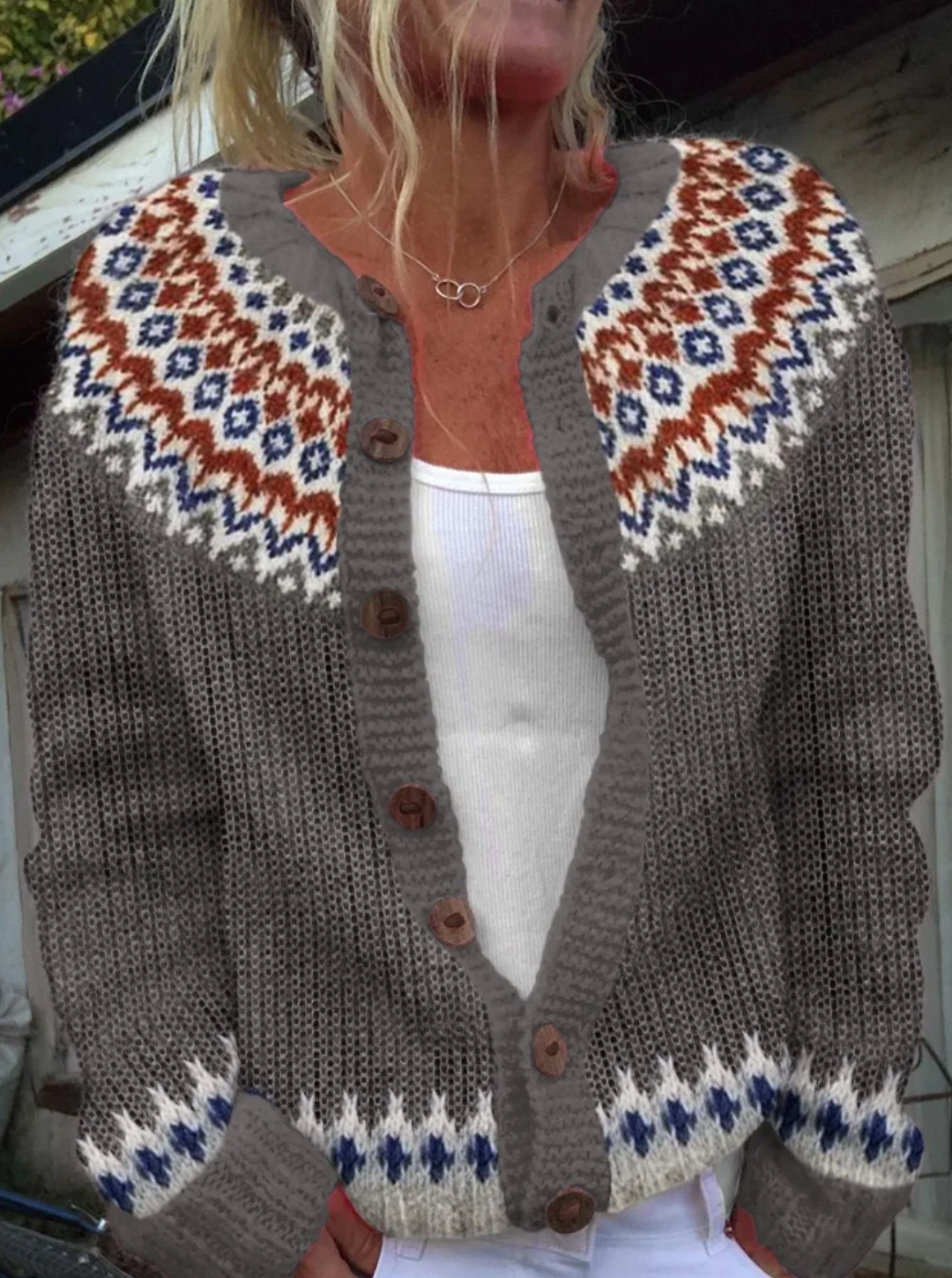 Karen | Vintage Knit Cardigan