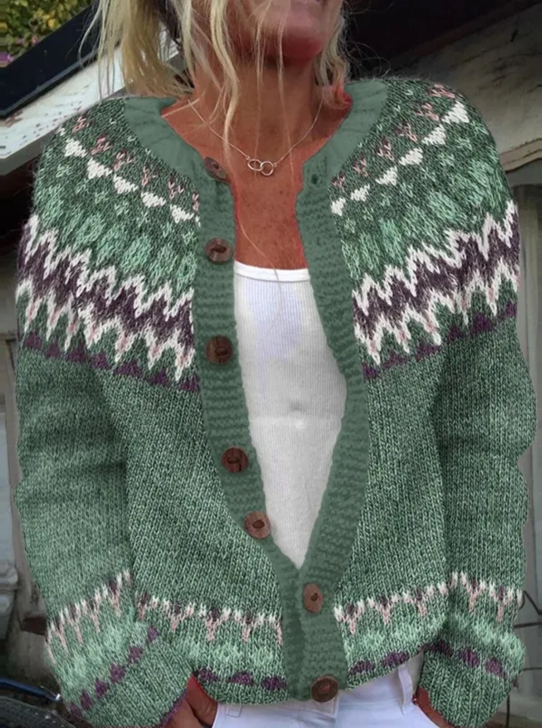 Carol | Vintage Knit Cardigan