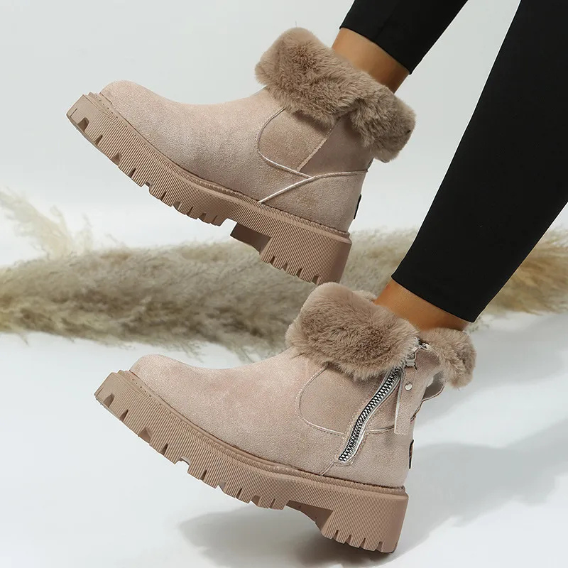 Noria™ | Plush-Lined Ankle Boots