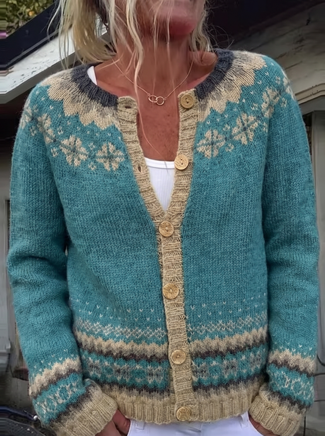 Barbara | Vintage Knit Cardigan