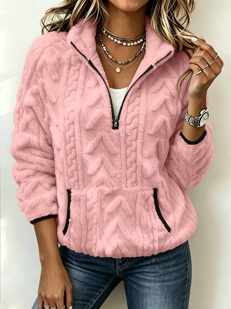Mirella™ | Soft Half-Zip Sweater