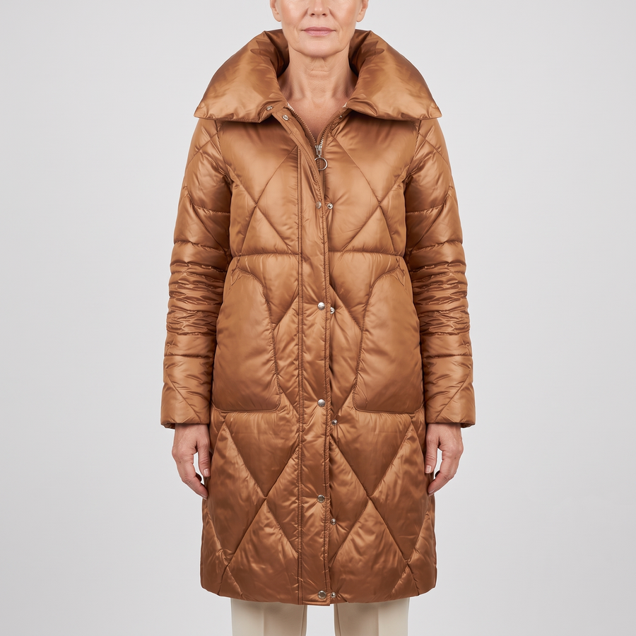 Winterley™ | Longline Quilted Puffer Coat
