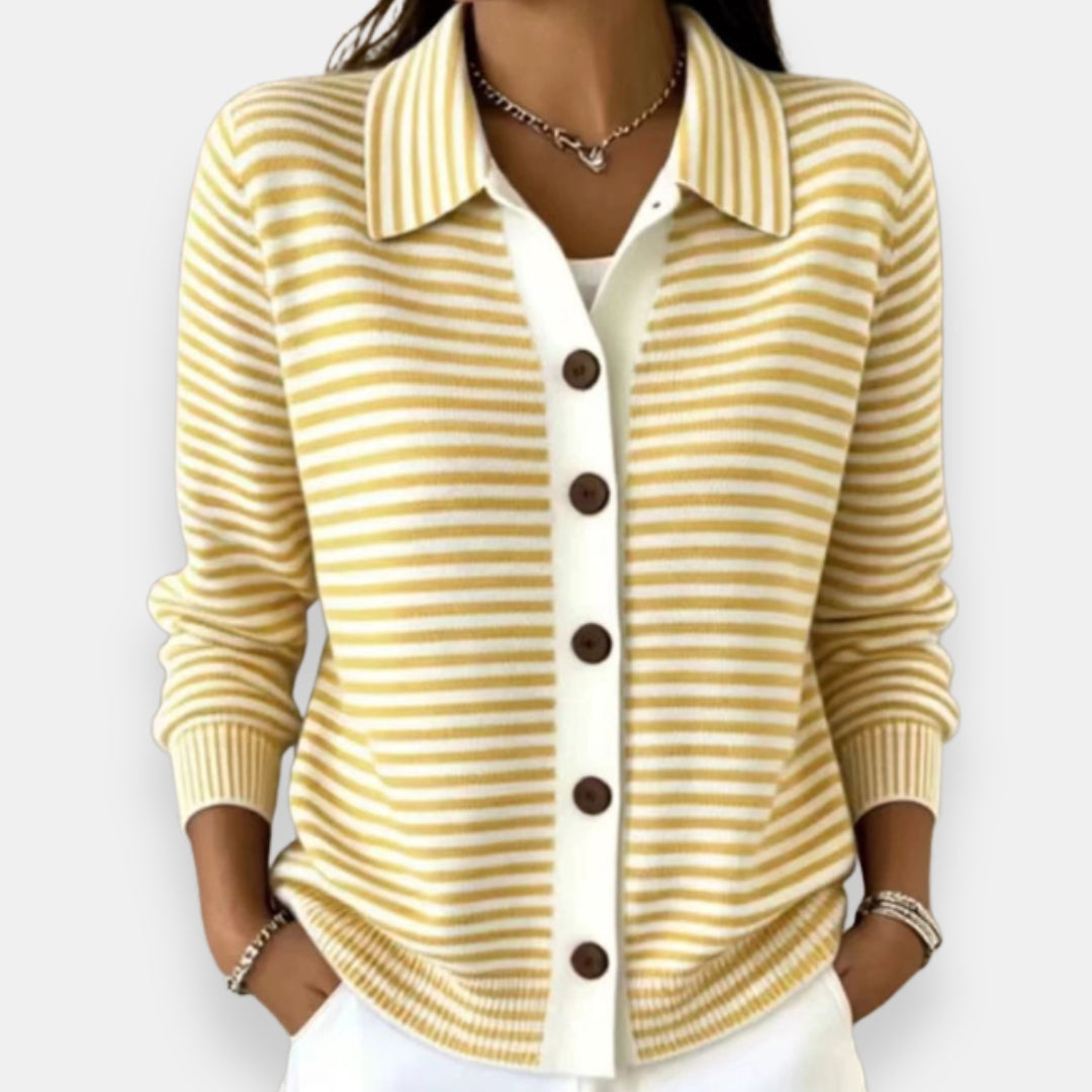 Nola™ | Striped Autumn Cardigan