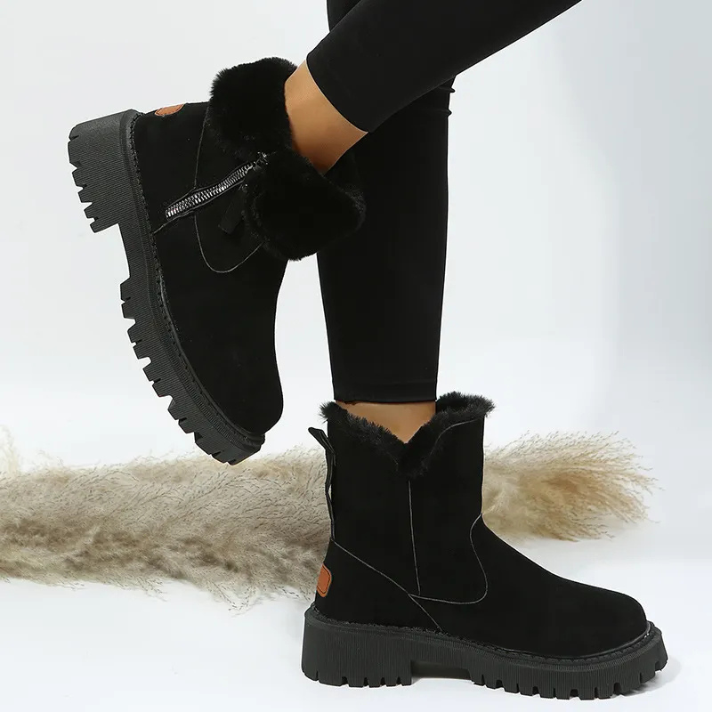 Noria™ | Plush-Lined Ankle Boots