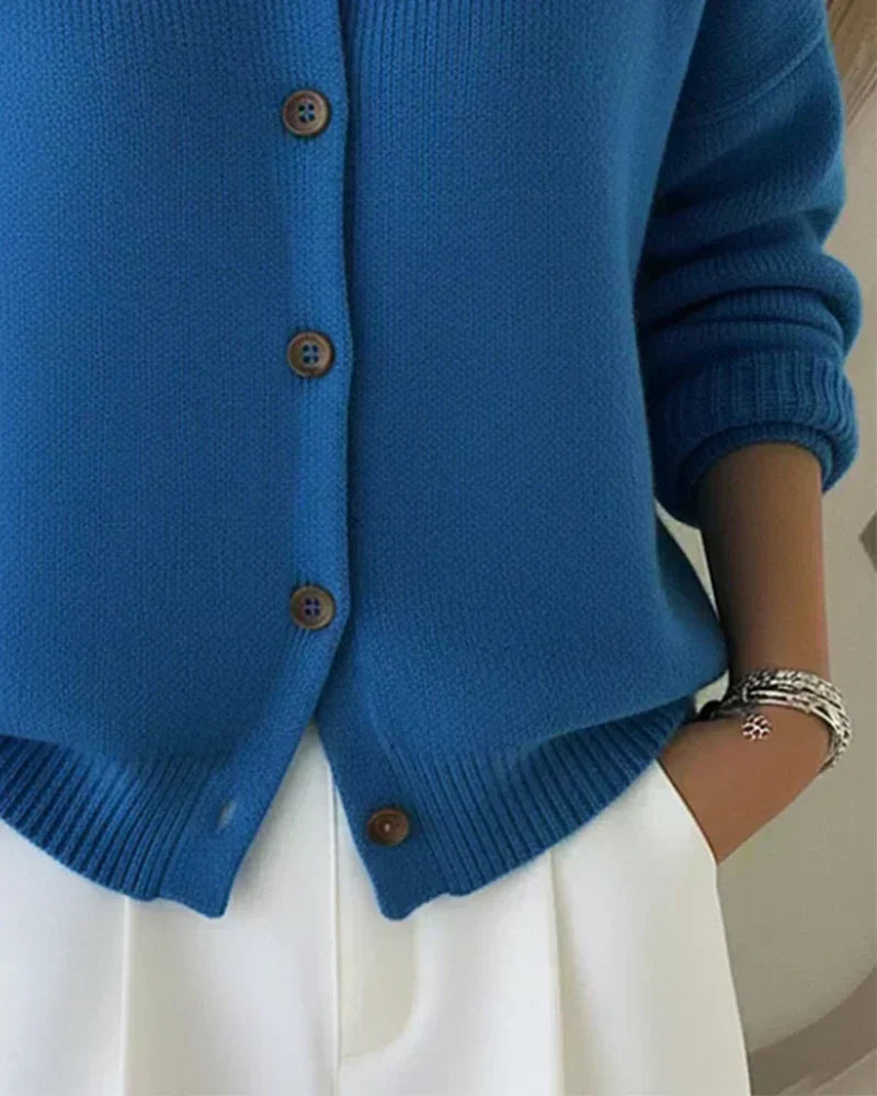 Clara™ | Collared Button Cardigan