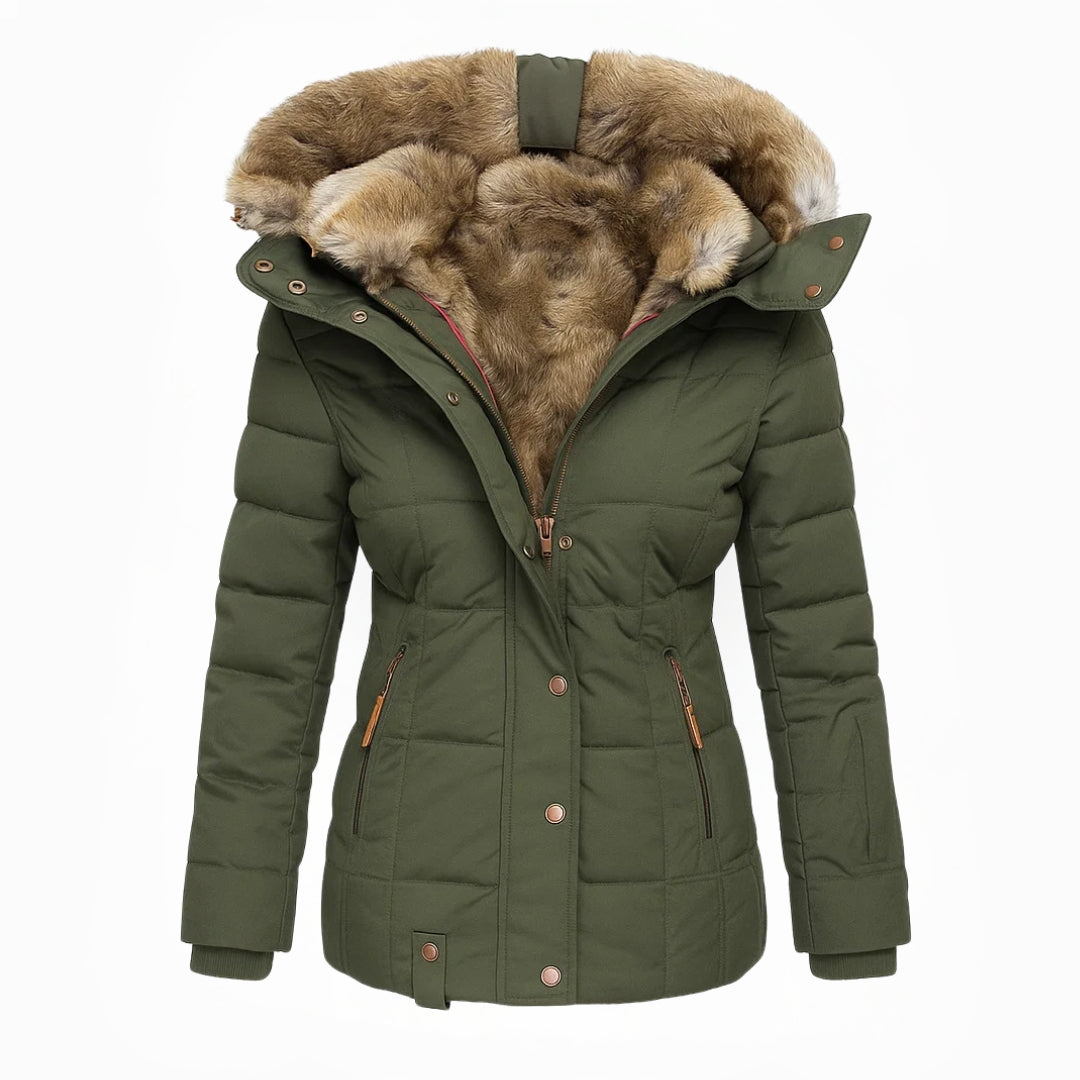 Maybelle™ Sleek Quilted Hooded Puffer Coat