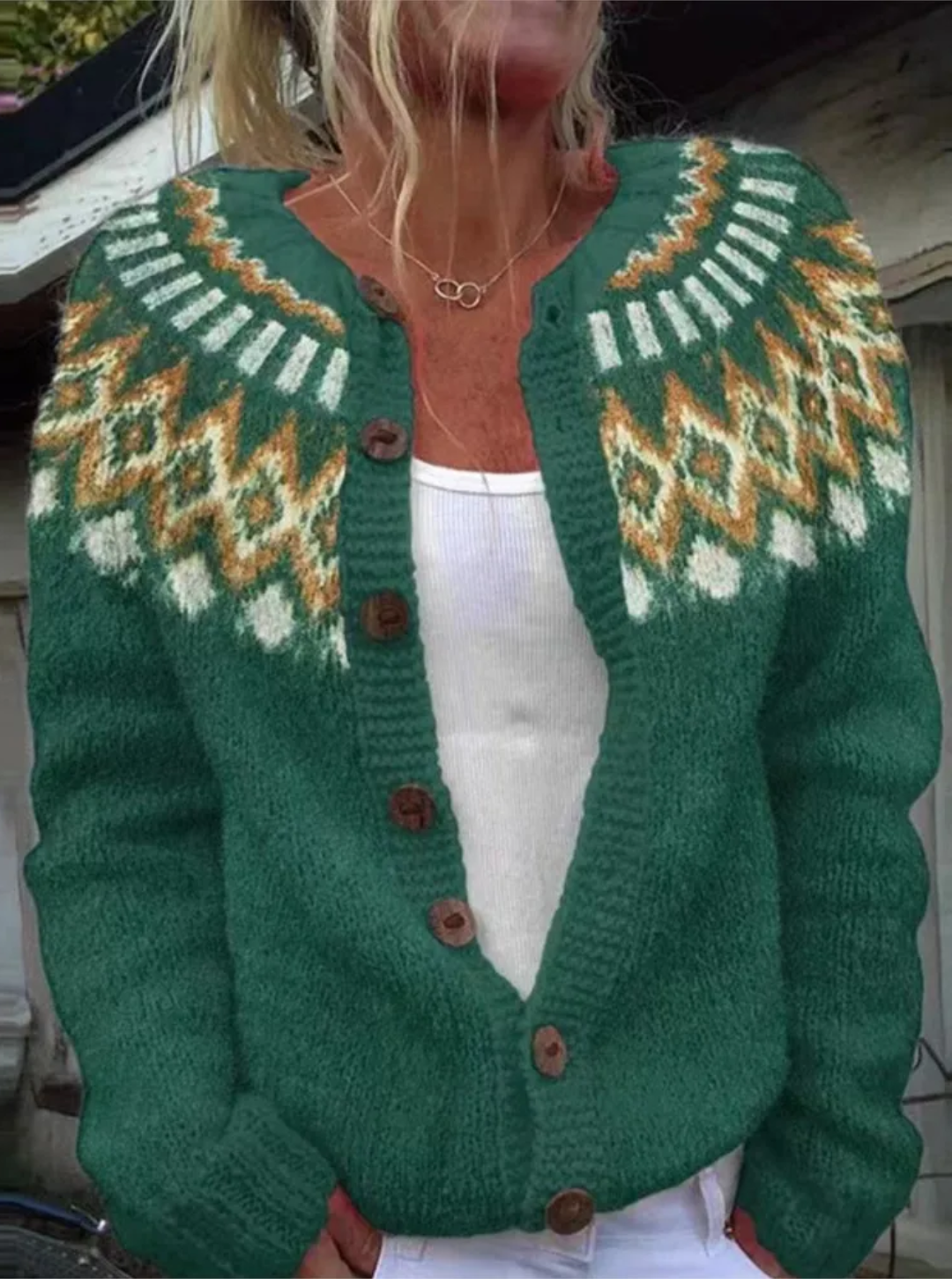 Rosemary | Vintage Knit Cardigan