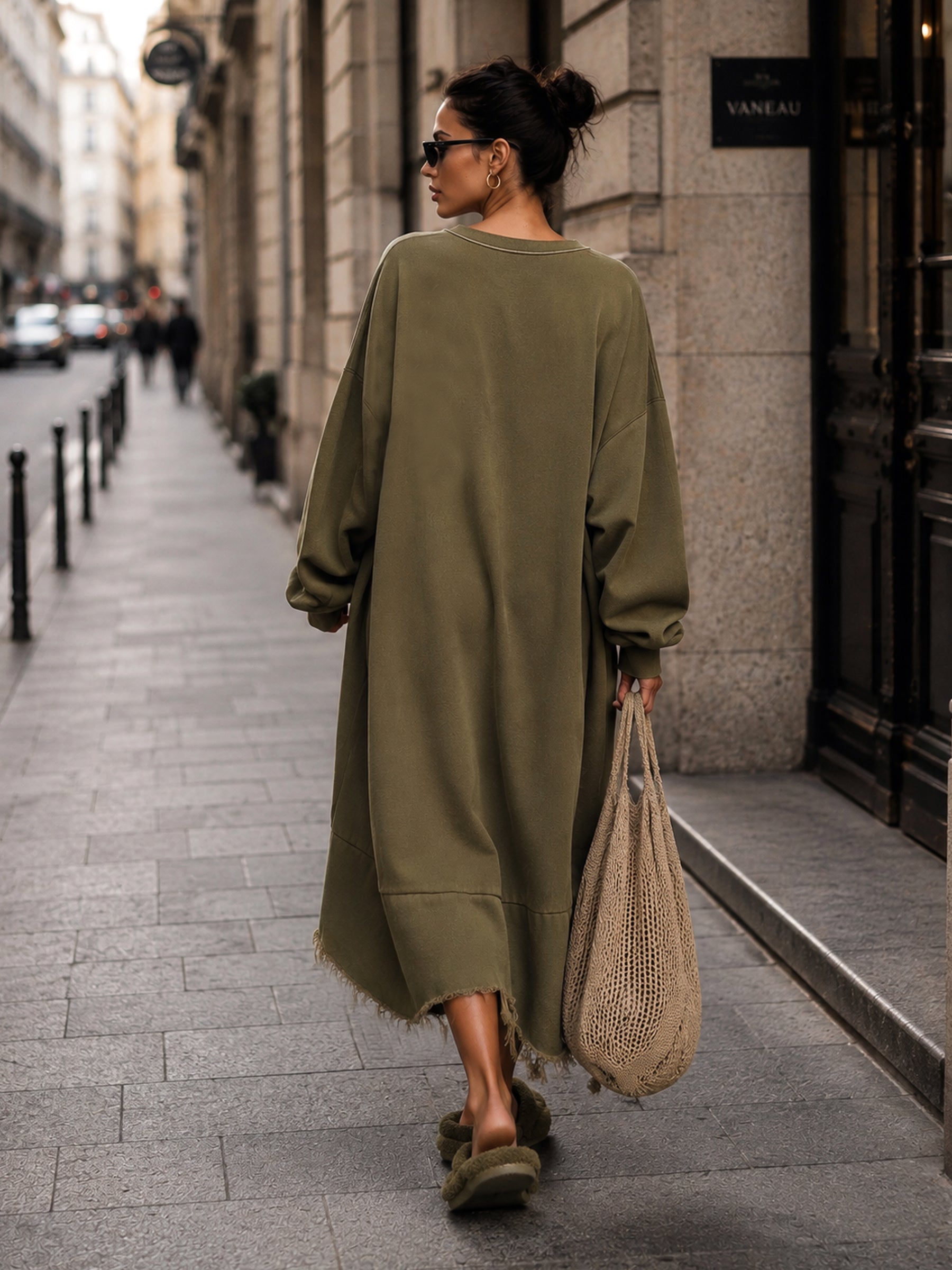 Olivia™ | Heart Sweatshirt Dress