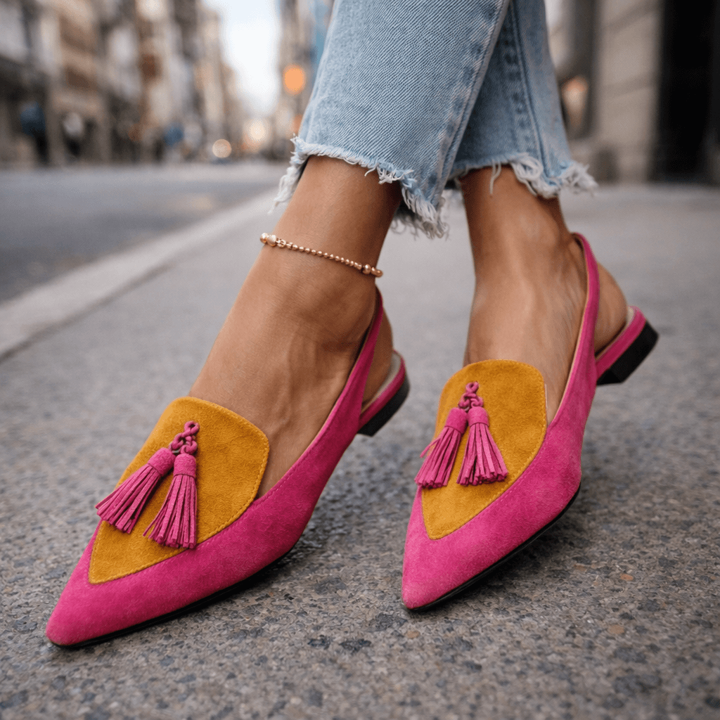 Elodie™ Pointed-Toe Tassel Sandals