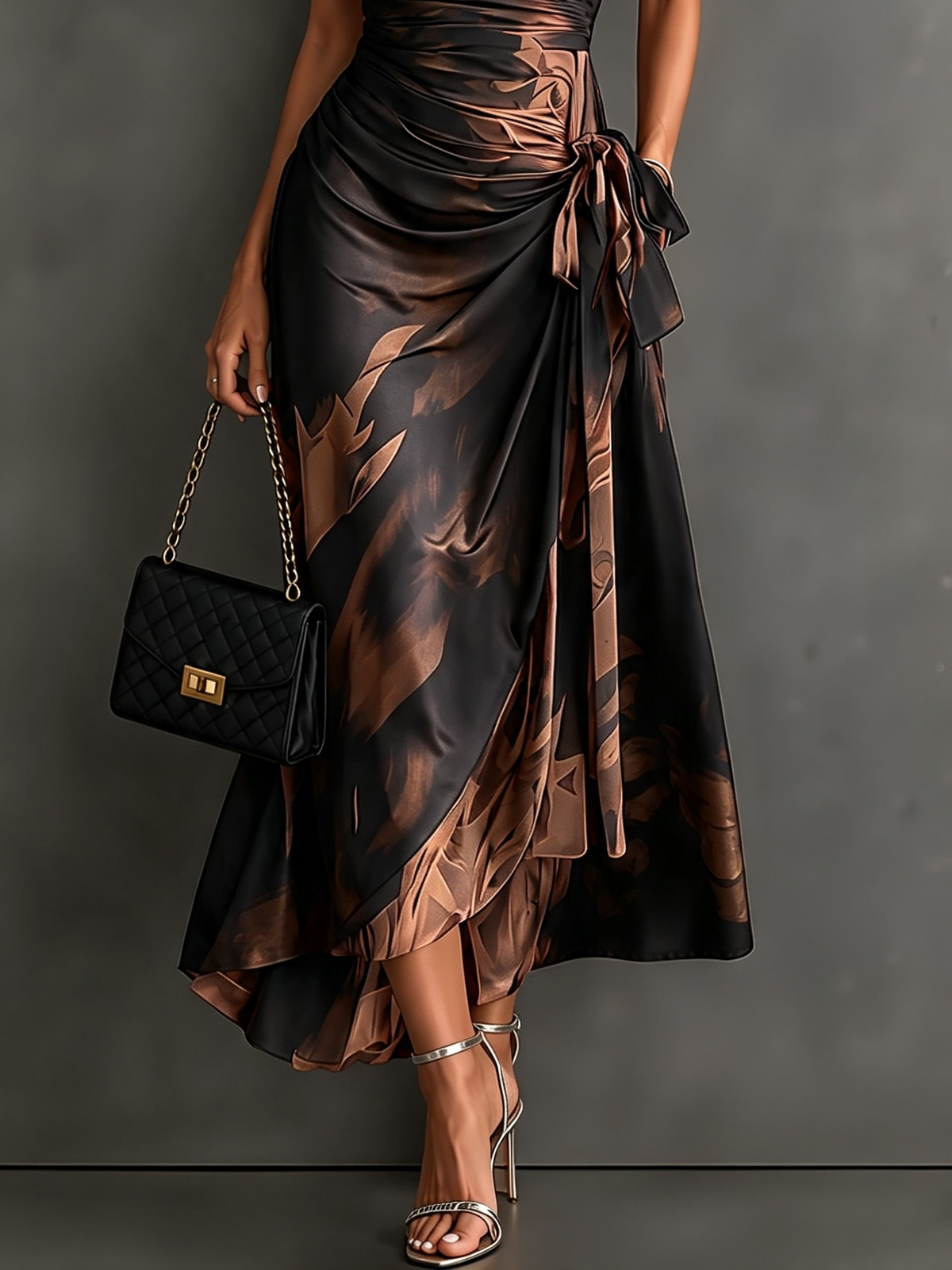 Amelia™ | Printed Wrap Dress