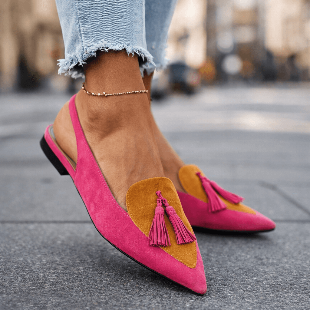 Elodie™ Pointed-Toe Tassel Sandals