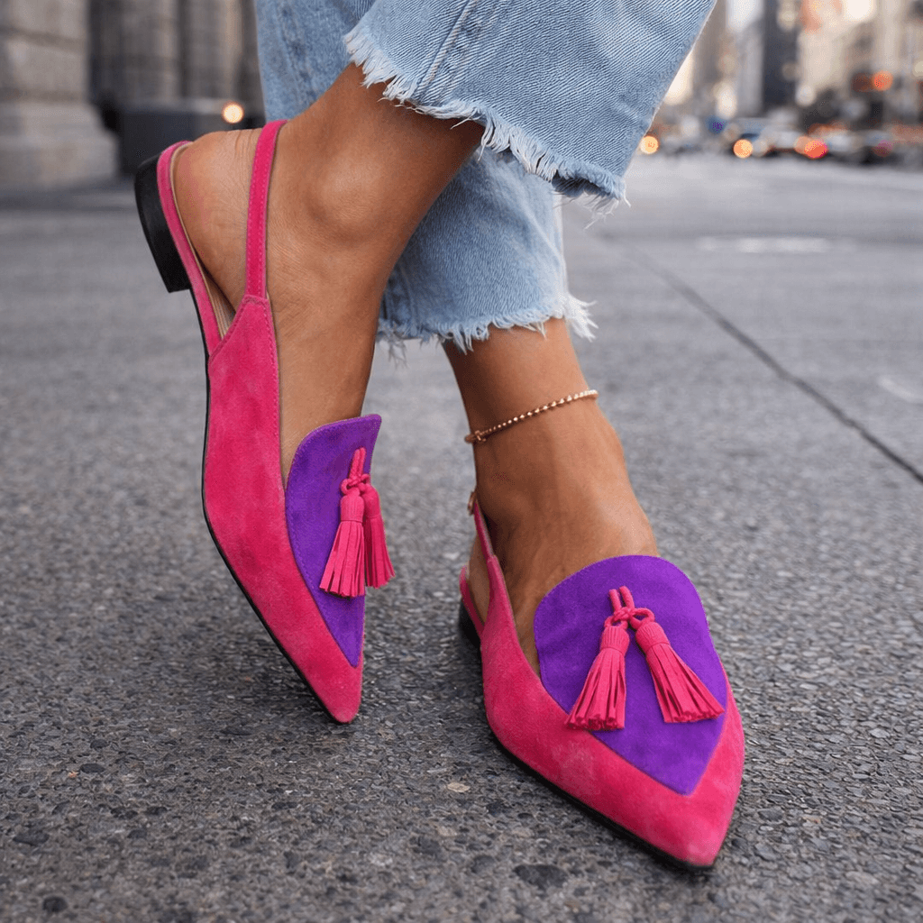 Elodie™ Pointed-Toe Tassel Sandals