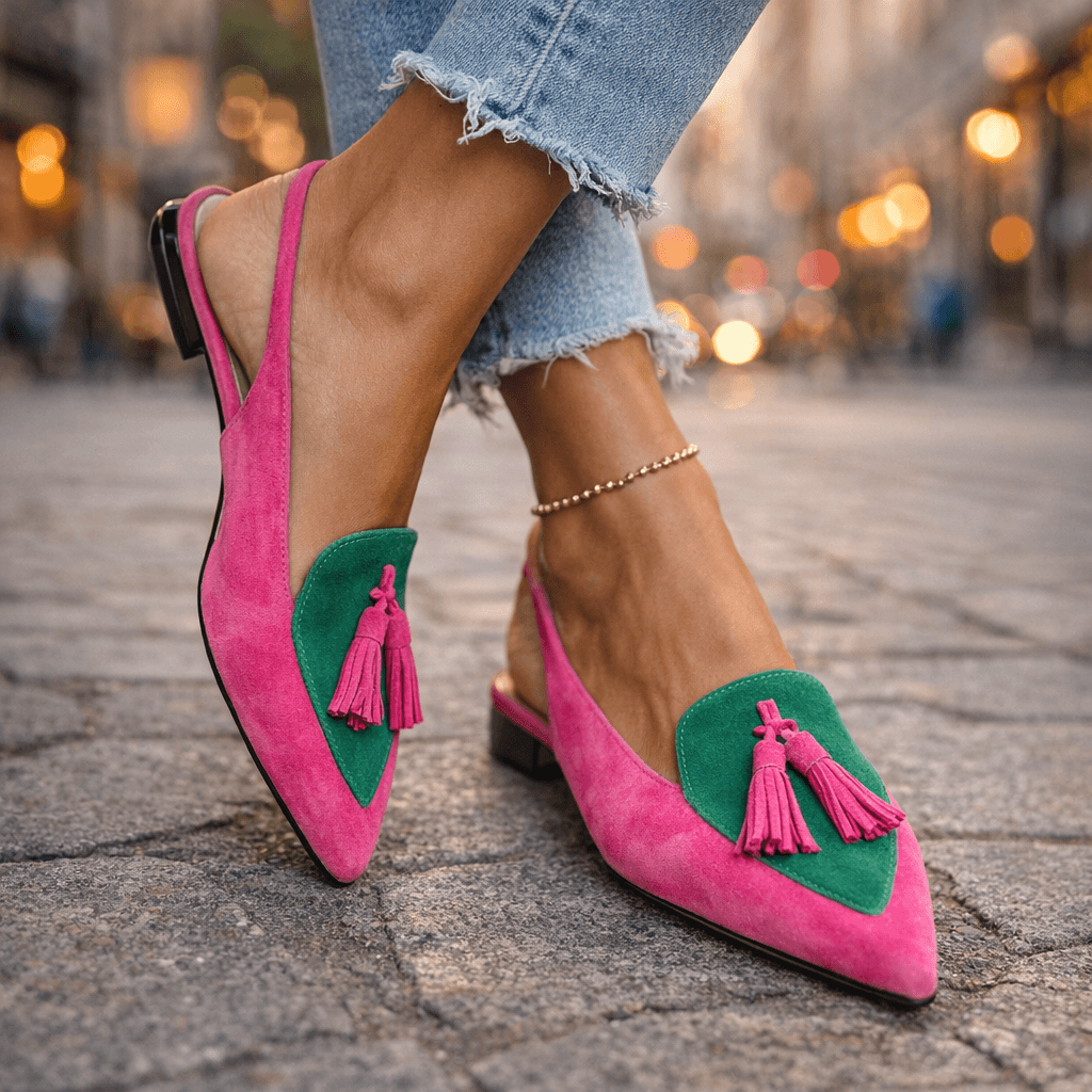 Elodie™ Pointed-Toe Tassel Sandals