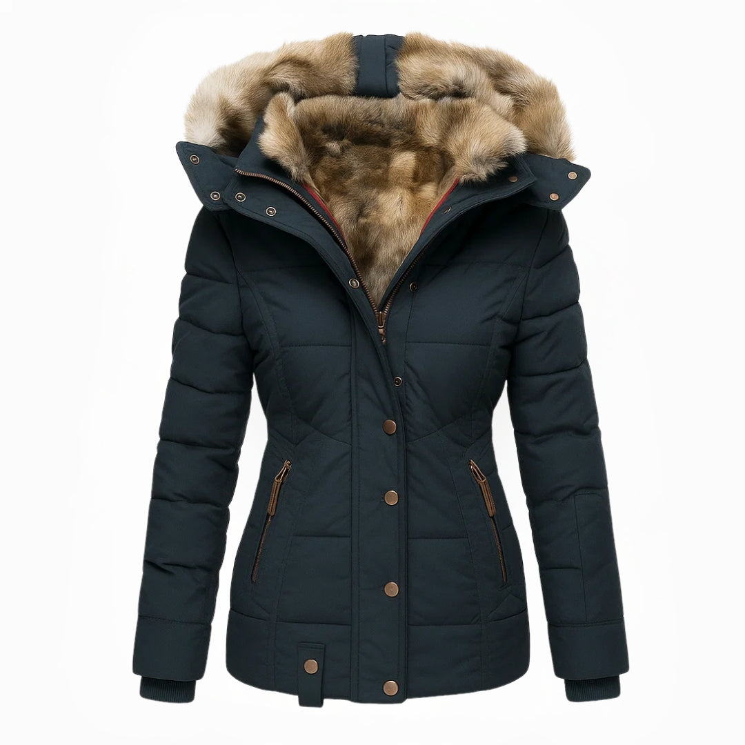 Maybelle™ Sleek Quilted Hooded Puffer Coat