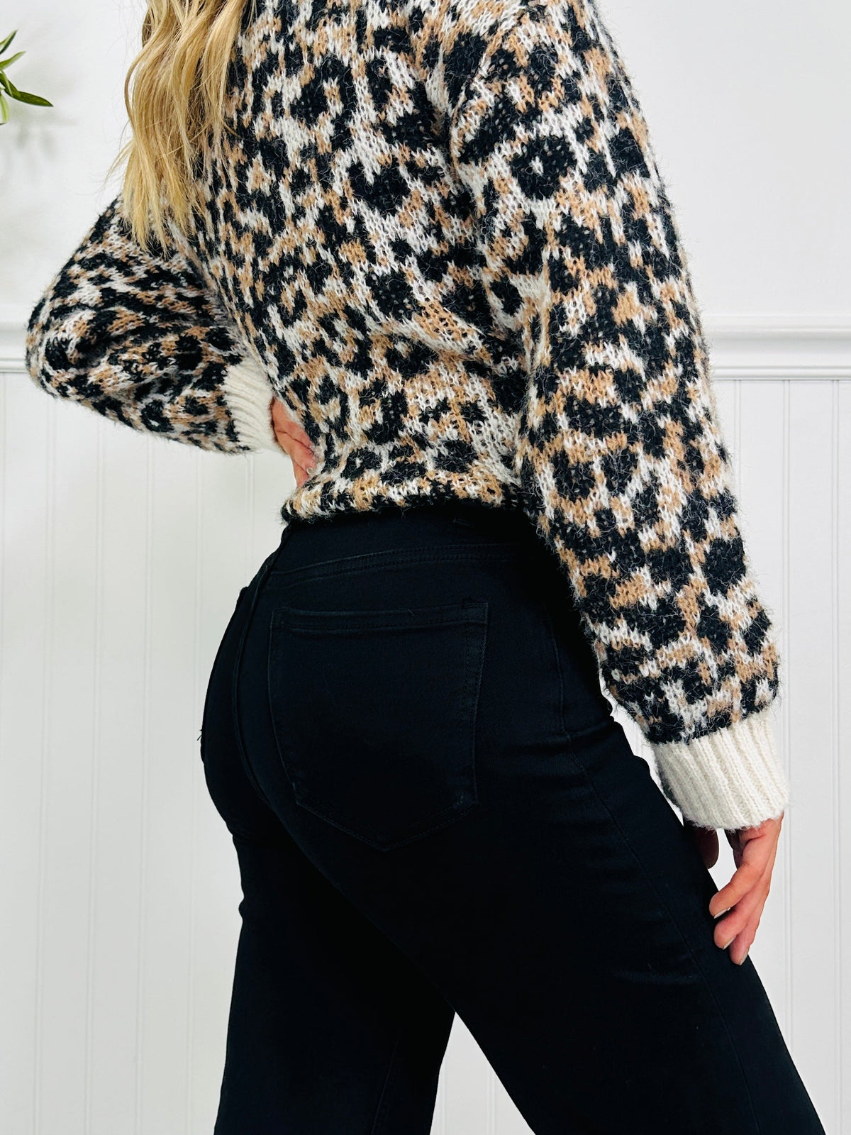 Vivienne™ | Tummy Control Wide-Leg Black Jeans