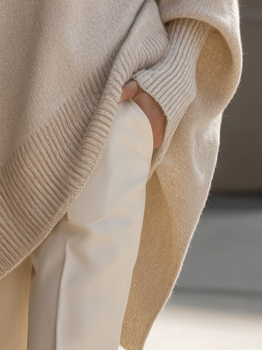 Jennifer™ | Oversized Draped Sweater