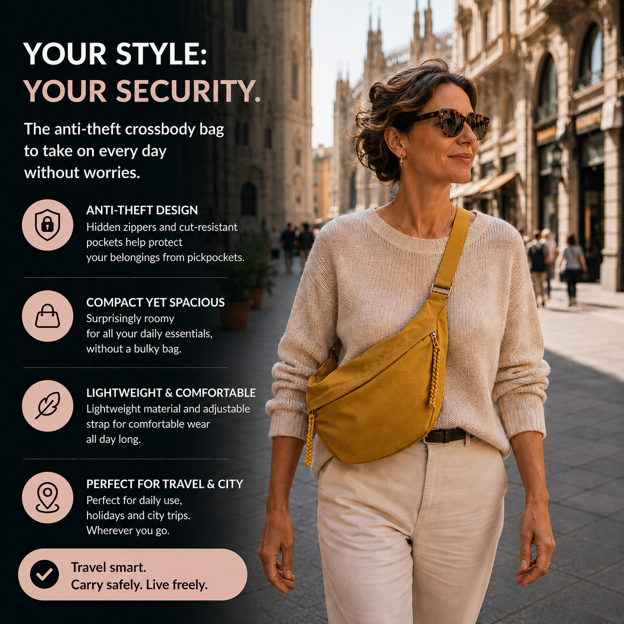 Matilda | Ochre Shoulder Bag