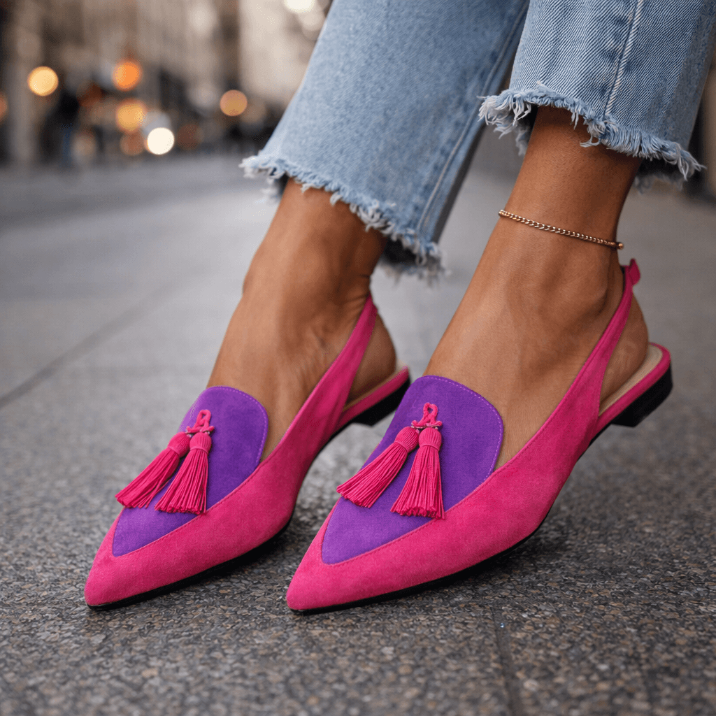 Elodie™ Pointed-Toe Tassel Sandals