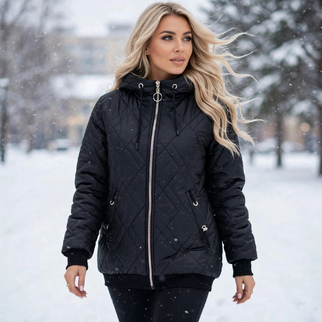 Harper™ | Quilted Hooded Winter Jacket