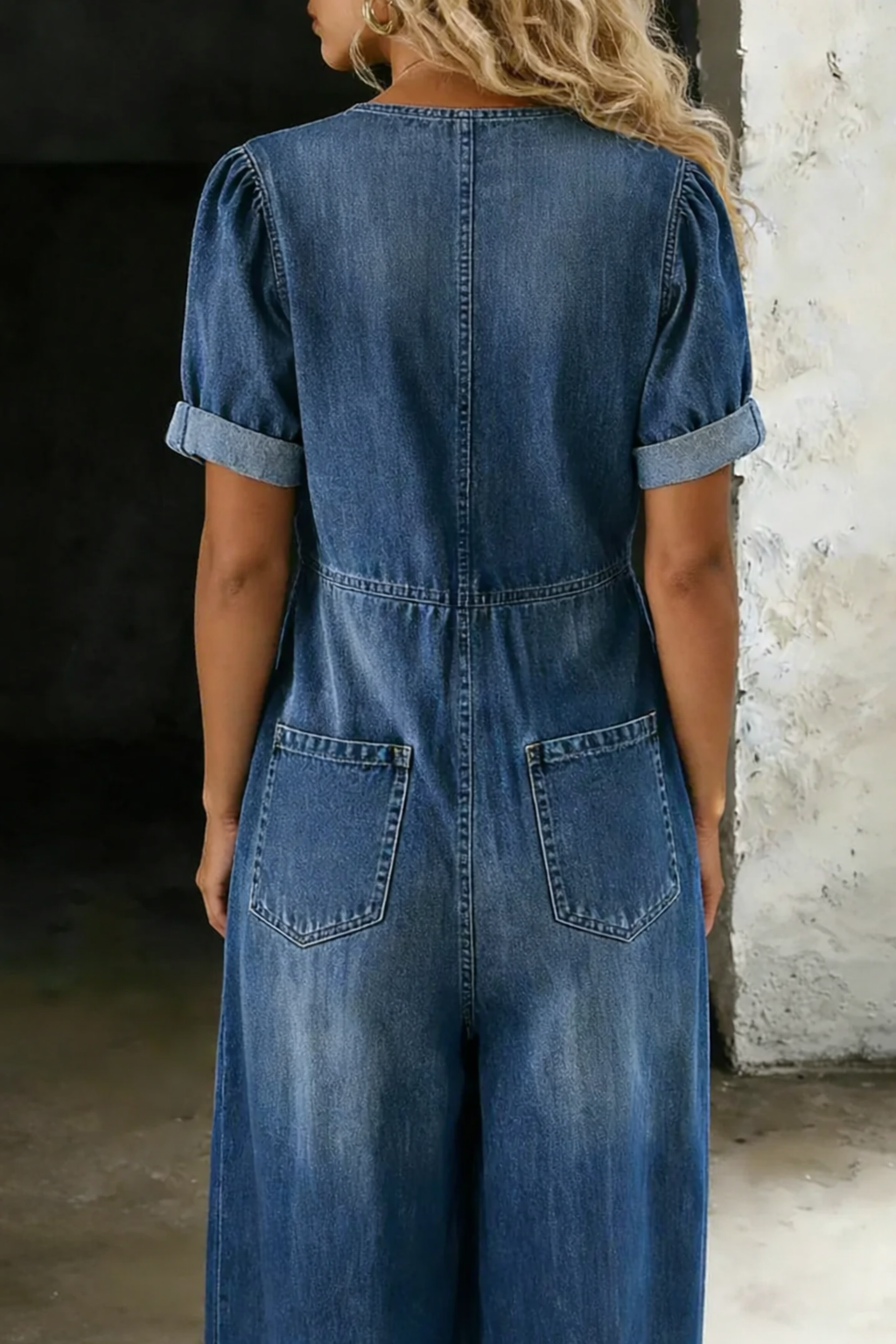 MAYA | V-NECK UTILITY JUMPSUIT