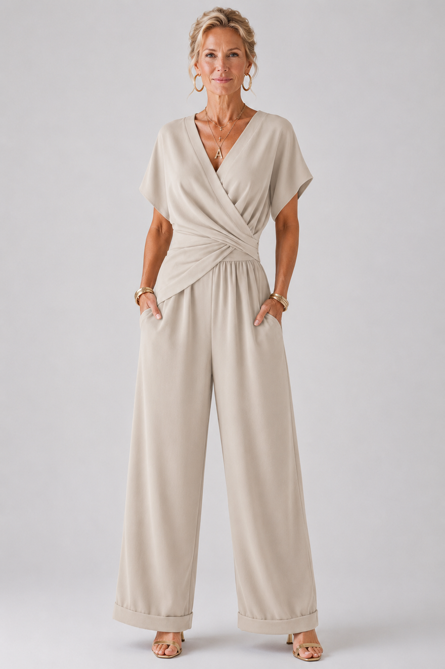 COLLEEN | WRAP-FRONT TWO-PIECE SET