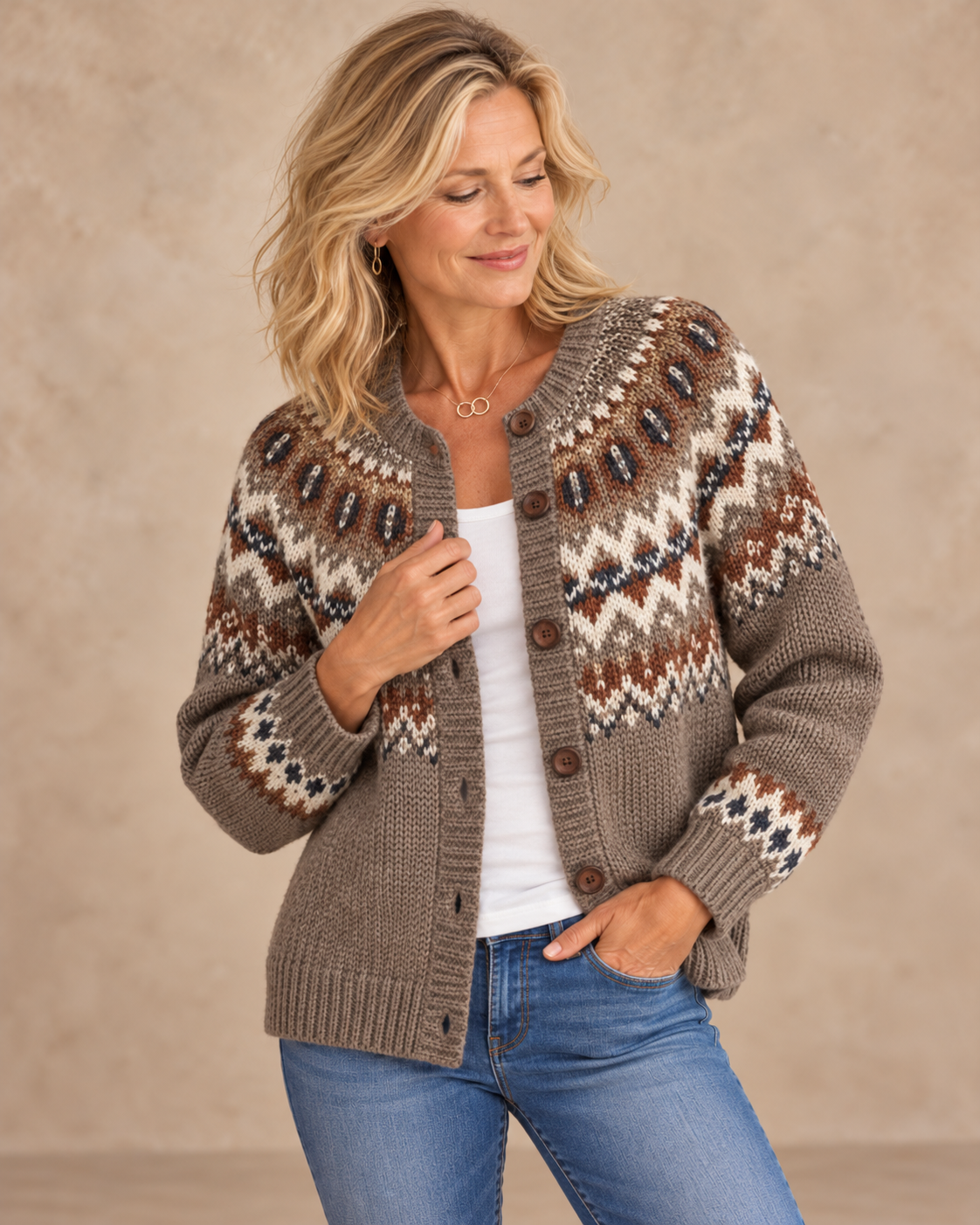 Gloria | Vintage Knit Cardigan