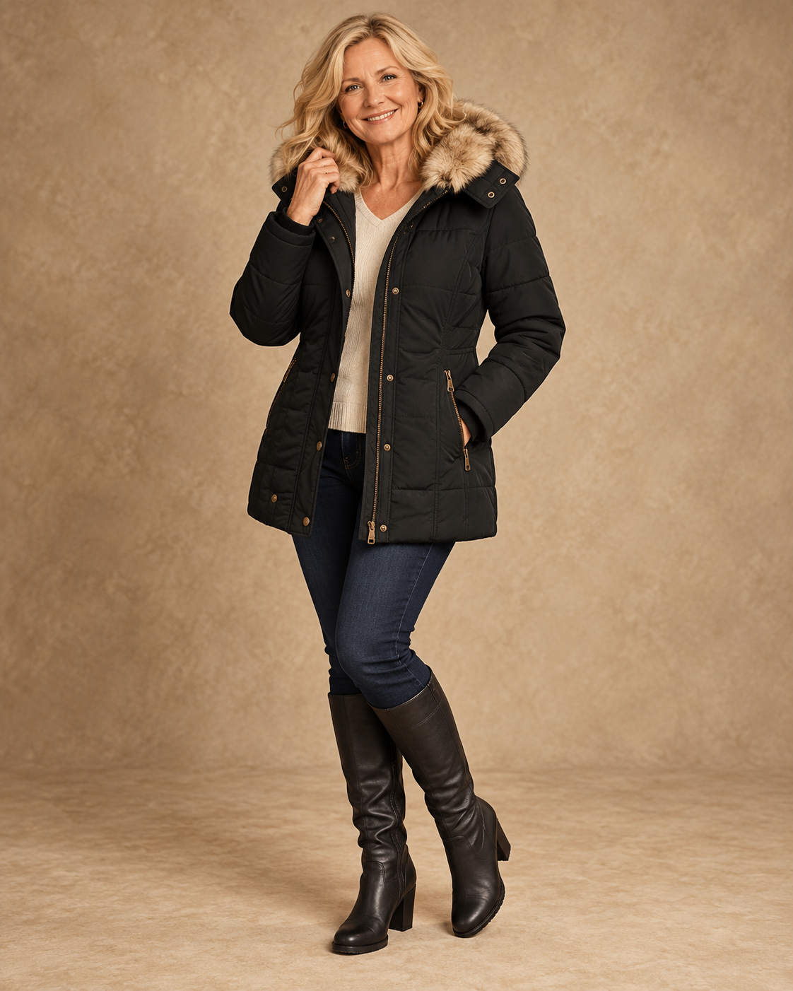 Maybelle™ Sleek Quilted Hooded Puffer Coat