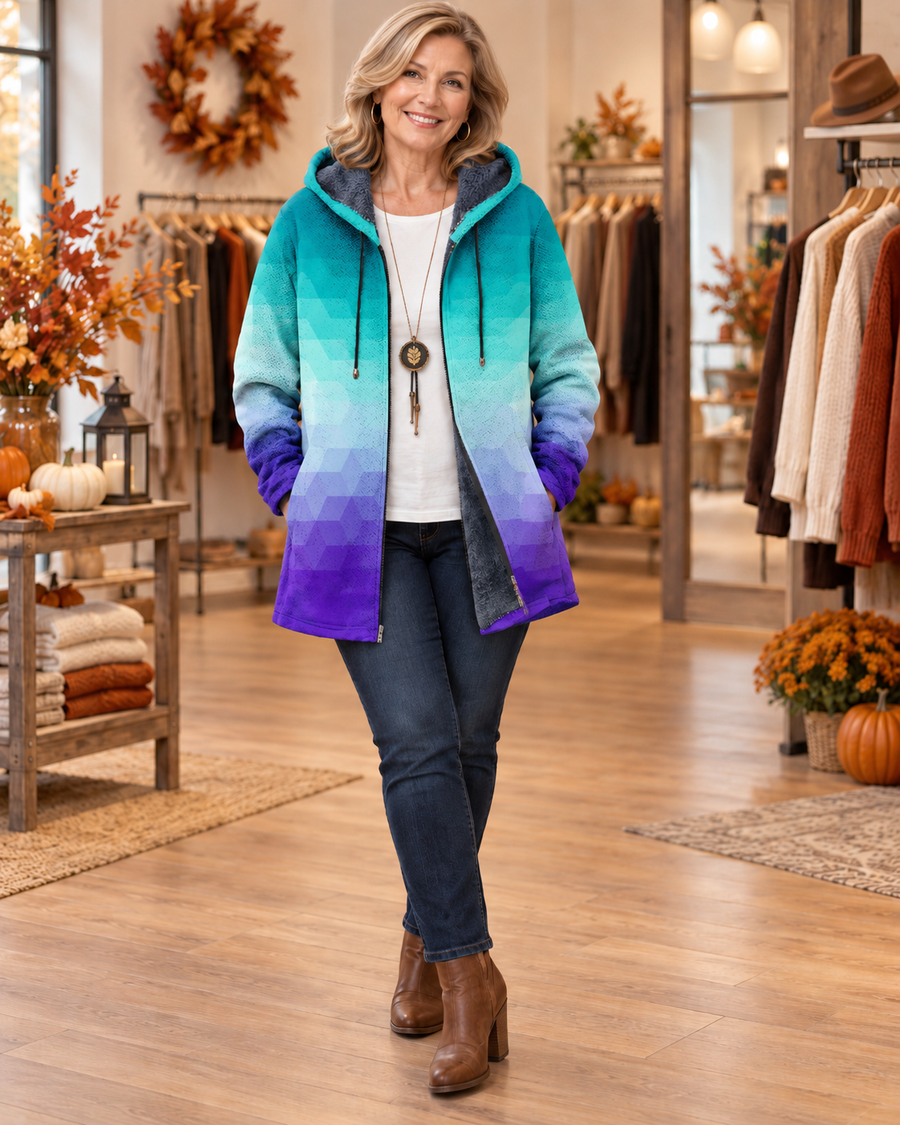 Ingrid | Hooded Artisan Cardigan