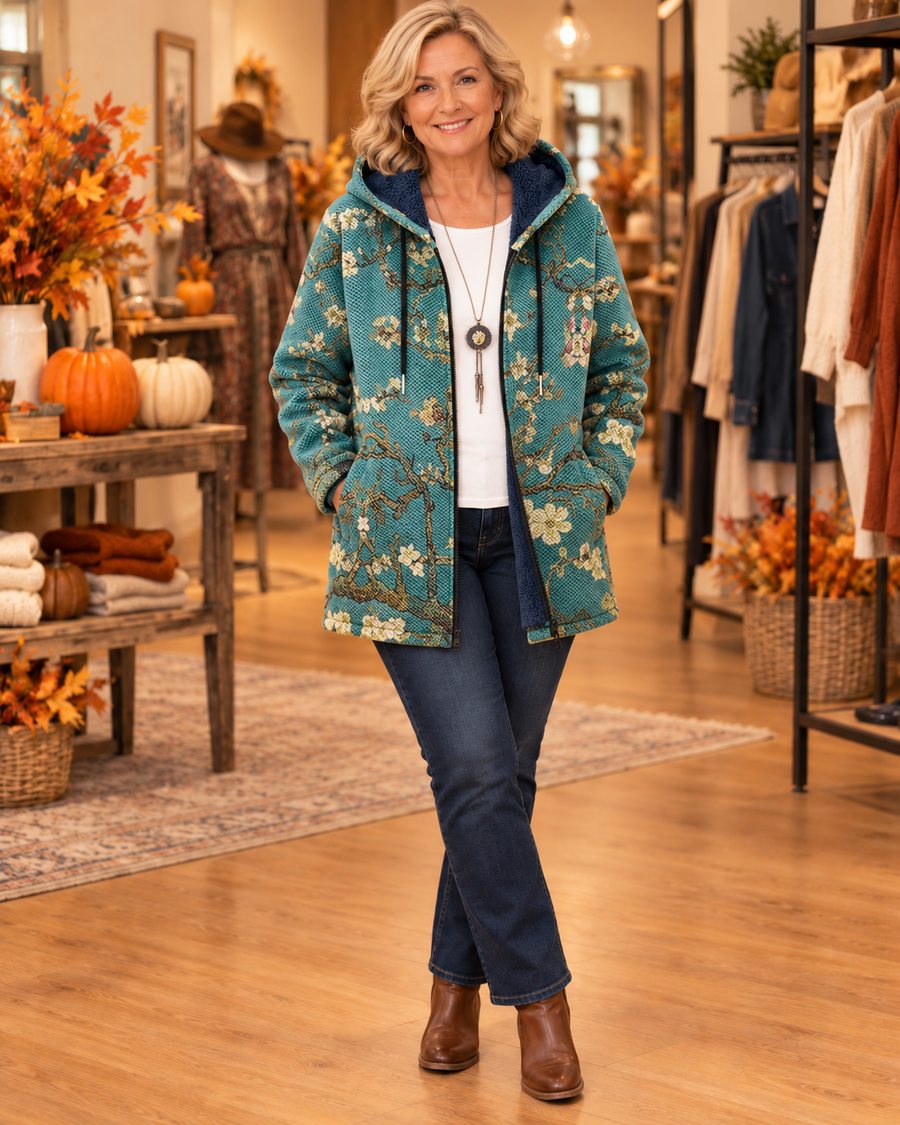 Vincent | Artful Hooded Cardigan