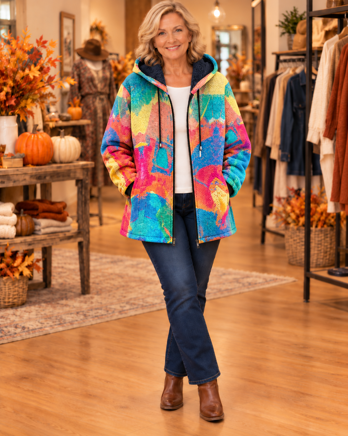 Roland | Artful Hooded Cardigan
