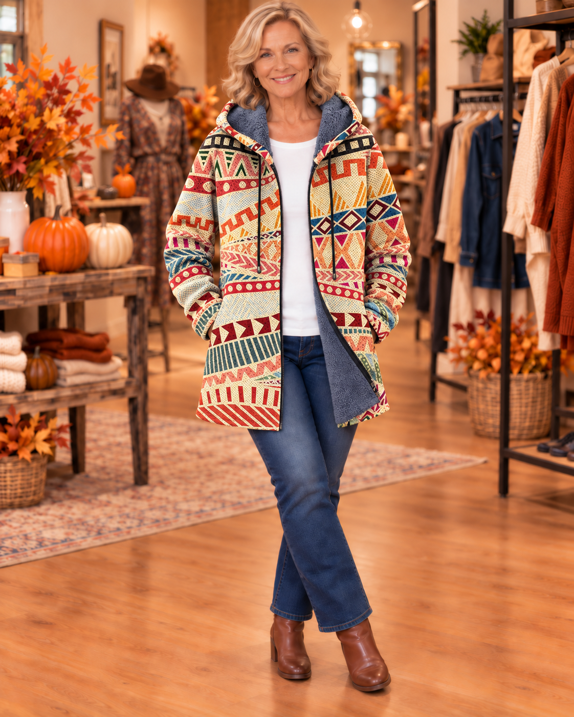 Dashiell | Artistic Hooded Cardigan