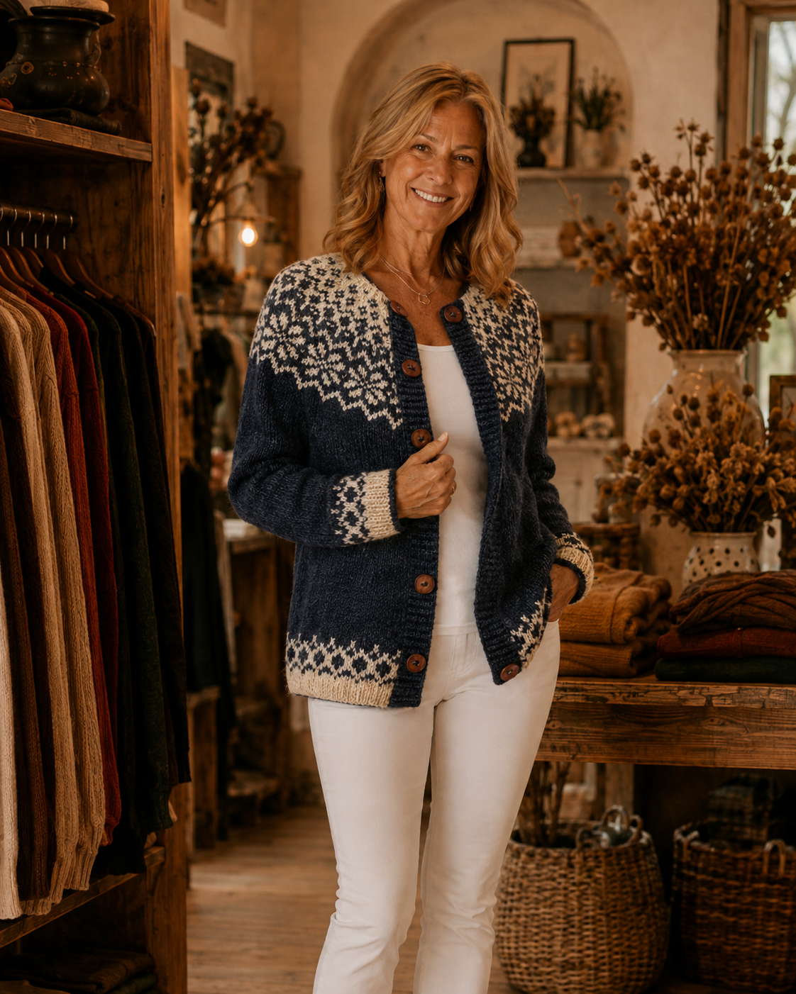 Debra | Vintage Knit Cardigan
