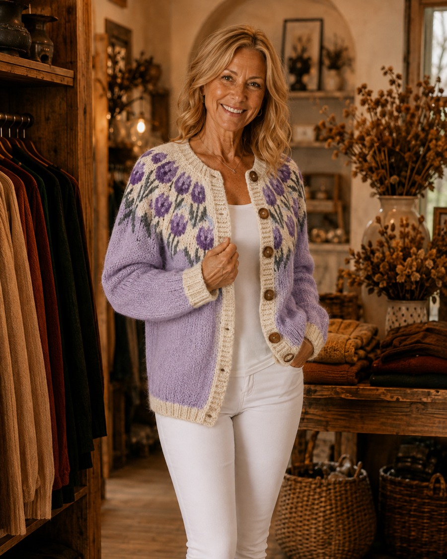 Cynthia | Vintage Knit Cardigan