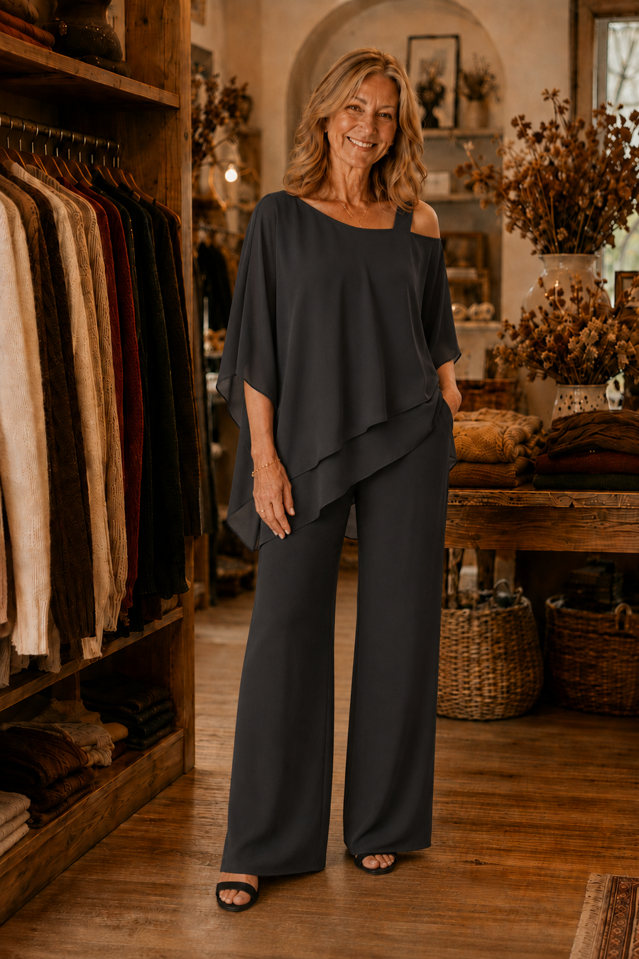 STELLA | Breezy Layered Ensemble for Effortless Elegance and All-Day Comfort