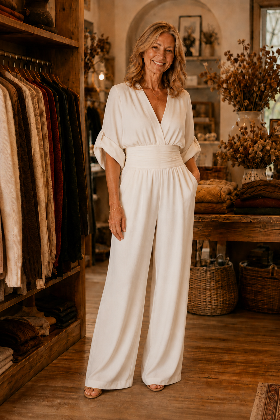 RISEL | ELEGANT WIDE-LEG JUMPSUIT