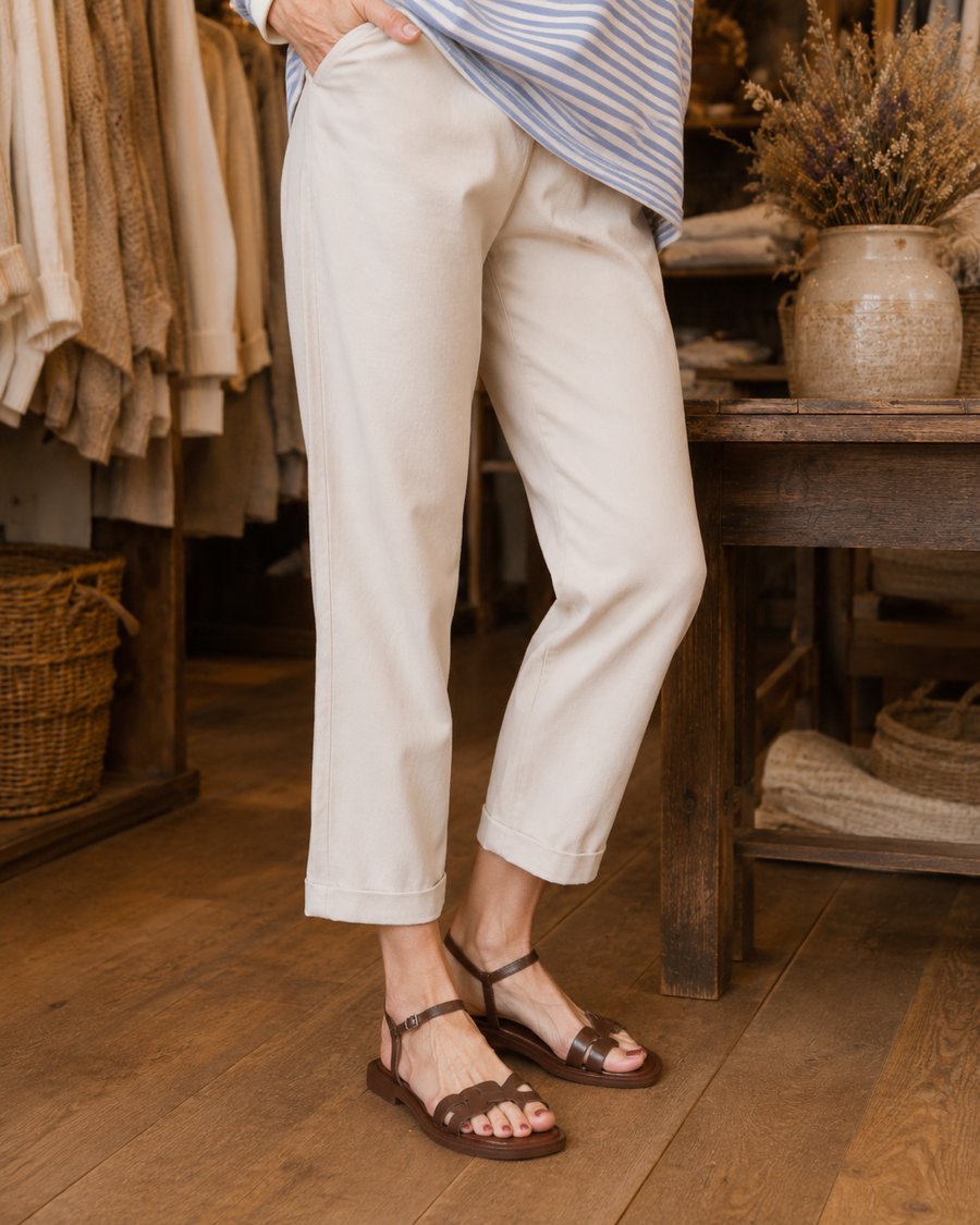 Emy™ Roman-Style Leather Sandals